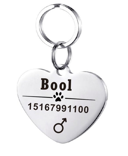 Stainless Steel Personalised Pet ID Tag