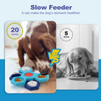 4 Layers Slow Feeder Puzzle Dog