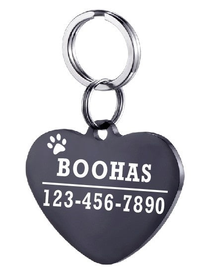 Stainless Steel Personalised Pet ID Tag