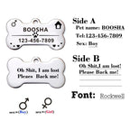 Stainless Steel Personalised Pet ID Tag