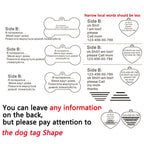 Stainless Steel Personalised Pet ID Tag