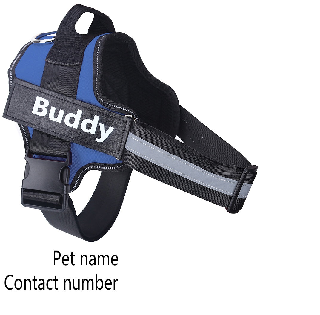 Reflective Personalised Dog Harness