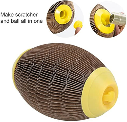 Catnip Scratch Football Toy