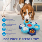 4 Layers Slow Feeder Puzzle Dog