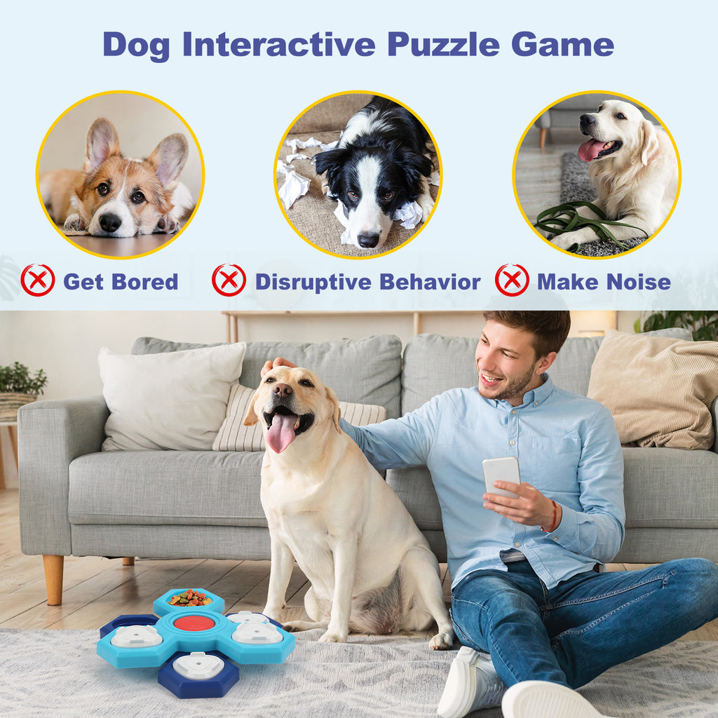 4 Layers Slow Feeder Puzzle Dog