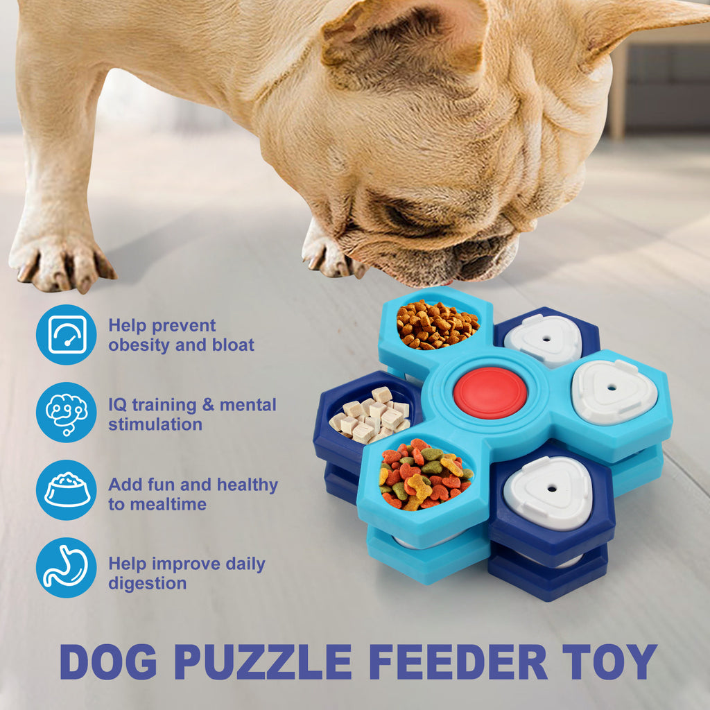 4 Layers Slow Feeder Puzzle Dog
