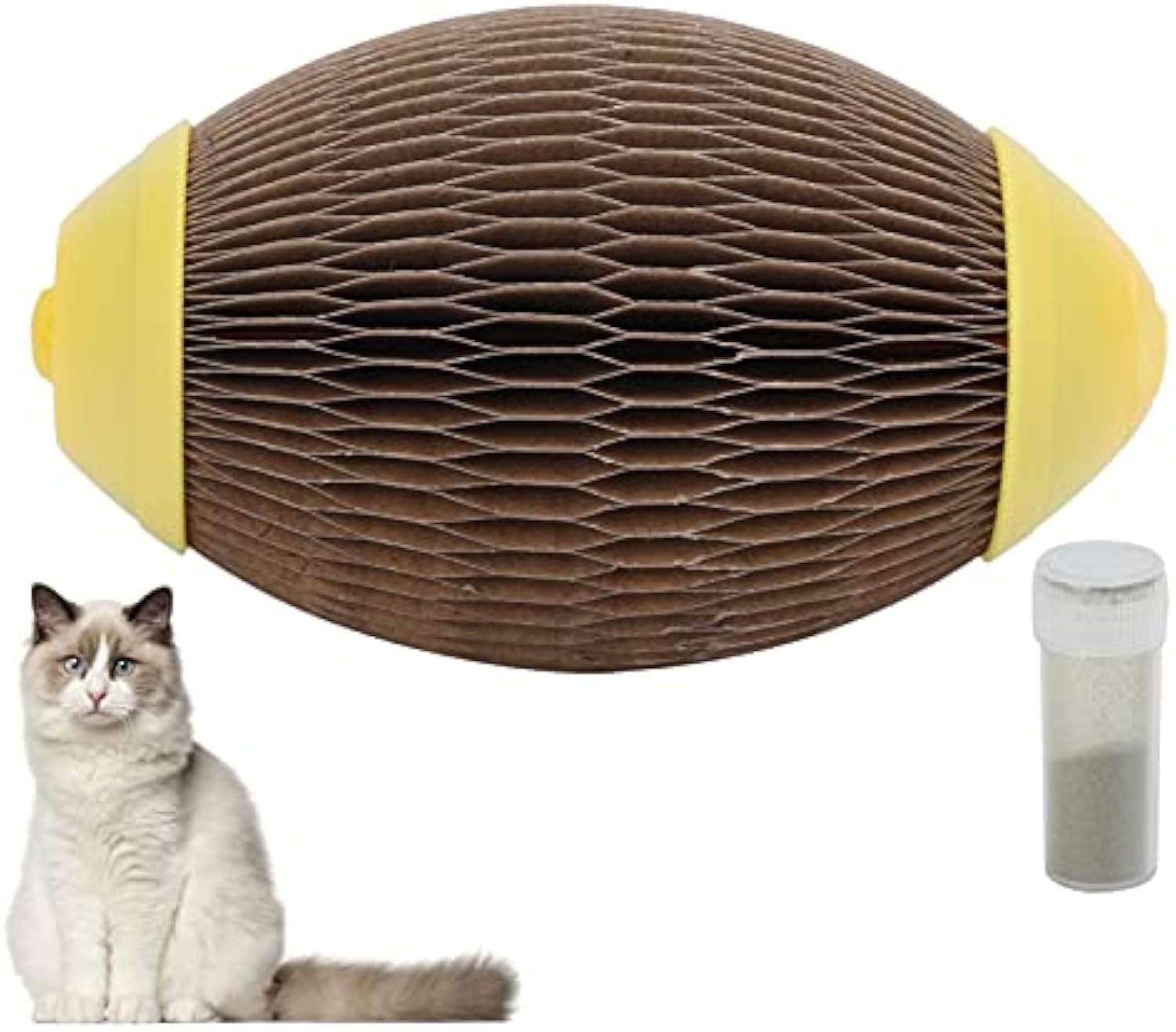 Catnip Scratch Football Toy